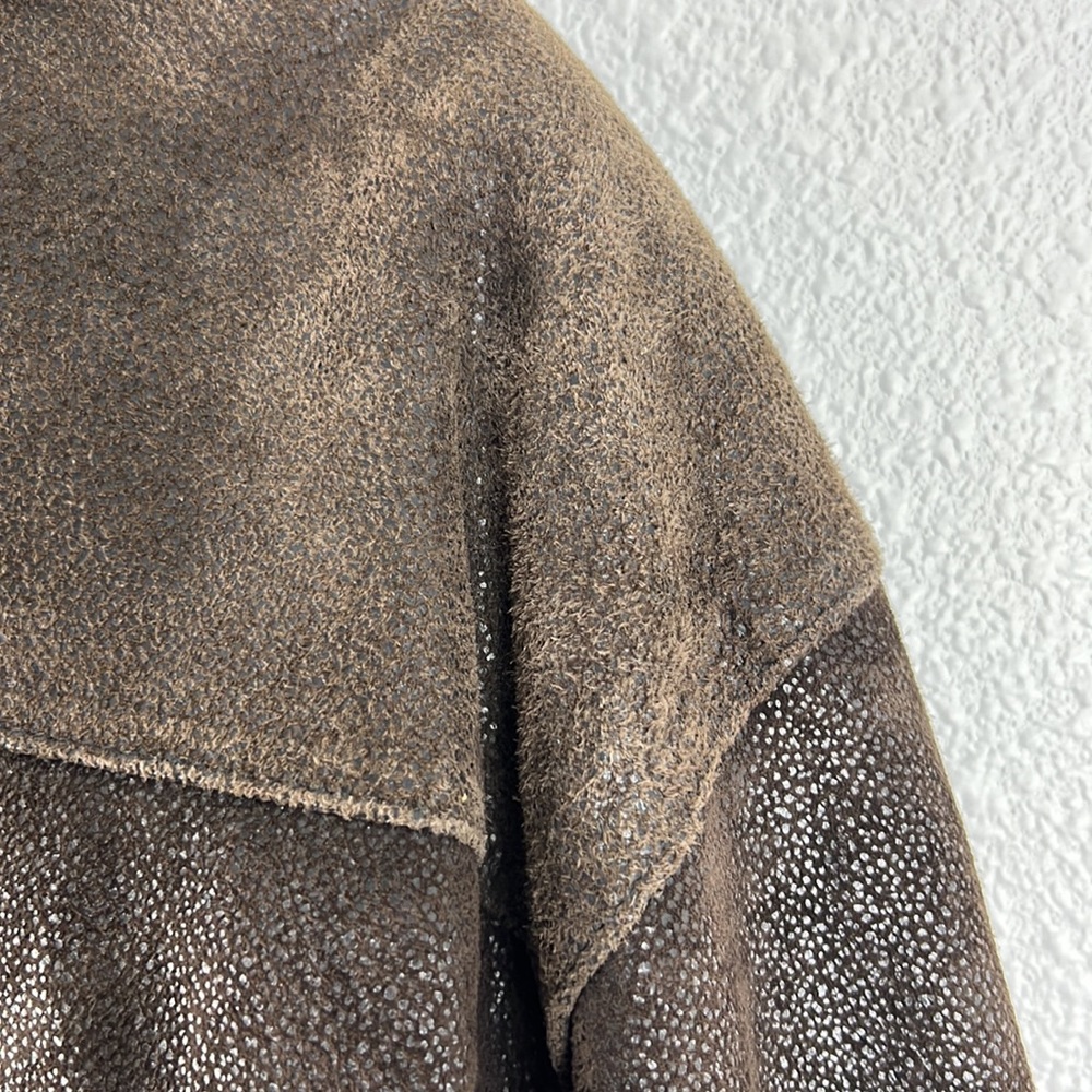 Wilsons Leather Brown Bomber Jacket - Picture 12 of 16